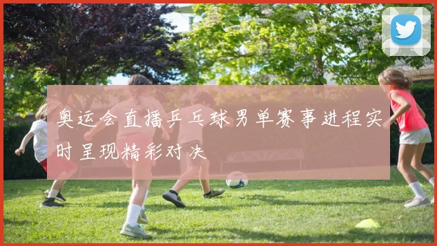 奥运会直播乒乓球男单赛事进程实时呈现精彩对决