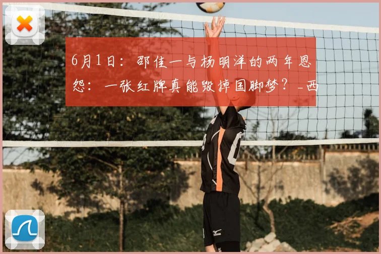 6月1日：邵佳一与杨明洋的两年恩怨：一张红牌真能毁掉国脚梦？_西海岸_青岛_主帅